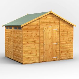 Oren 8' x 10' Shiplap Modular Custom Security Apex Shed