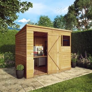 Adley 8' x 6' Overlap Modular Pent Shed