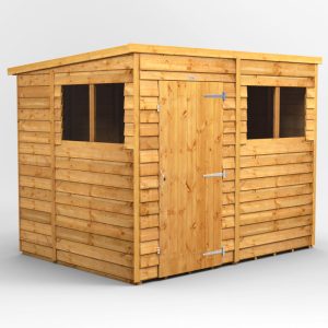 Oren 8' x 6' Overlap Modular Custom Pent Shed