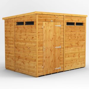 Oren 8' x 6' Shiplap Modular Custom Pent Security Shed