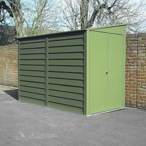 8'8 x 5'3 Trimetals Titan 950 Pent Metal Shed (2.63m x 1.54m)