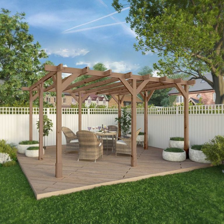 Adley 4m x 4m Pressure Treated Pergola