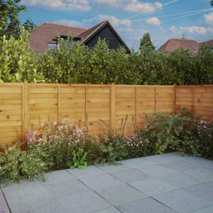 Adley 5' x 6' Pressure Treated Super Lap Flat Top Fence Panel