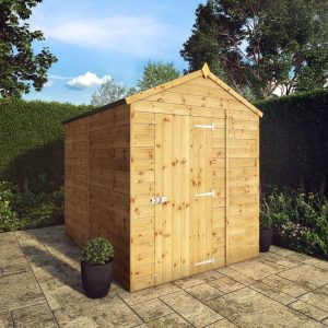 Adley 8' x 6' Premium Windowless Shiplap Modular Apex Shed