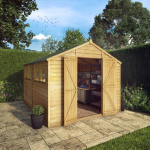 Adley 8' x 10' Double Door Overlap Apex Shed