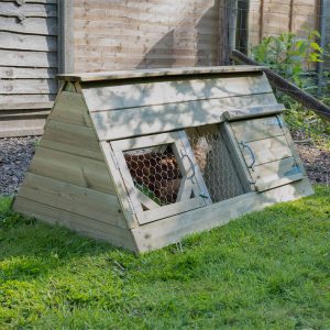 4'5 x 2'6 Forest Hedgerow Wooden Starter Small Chicken Coop (1.34m x 0.77m)