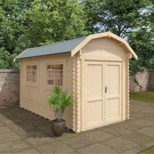 Redlands 14' x 8' Atlanta Log Cabin - 28mm