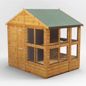 Oren 6' x 8' Shiplap Modular Custom Apex Potting Shed