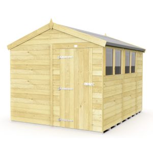 Holt 8' x 10' Pressure Treated Shiplap Modular Apex Shed