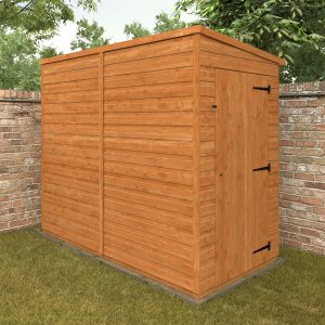 Redlands 4' x 8' Windowless Shiplap Modular Pent Shed