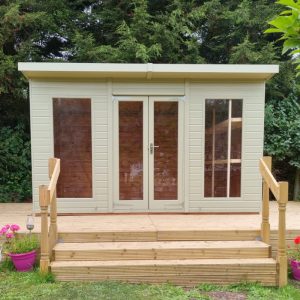 Bards 12' x 8' Burns Custom Summer House - Pre Painted