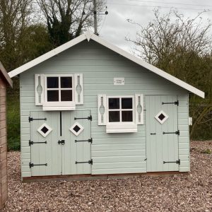 Bards 5' x 10' Charlie Custom Playhouse - Pre Painted