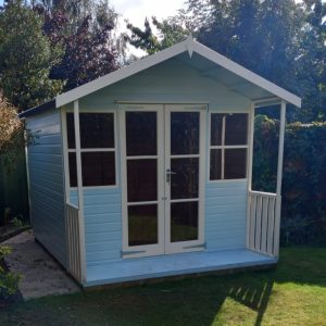 Bards 6' x 10' Popular Custom Summer House - Pre Painted