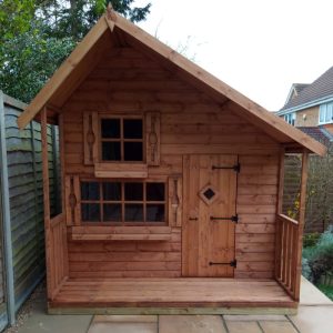 Bards 7' x 7' Matilda Custom Playhouse Including Veranda