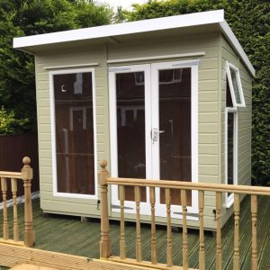 Bards 8' x 8' Burns Custom Summer House - Pre Painted