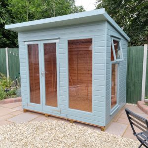 Bards 8' x 10' Burns Custom Summer House - Pre Painted