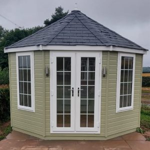 Bards 12' x 12' Emilia Bespoke Insulated Garden Room - Painted