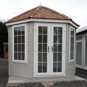 Bards 8' x 8' Emilia Bespoke Insulated Garden Room - Painted