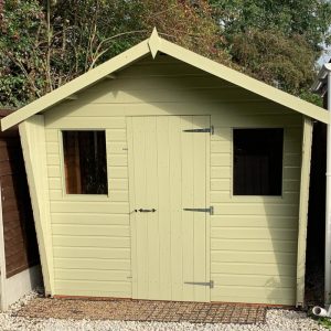 Bards 5' x 7' Popular Custom Apex Cabin Shed - Pre Painted