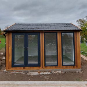 Bards 16' x 10' Portia Bespoke Insulated Garden Room - Cedar