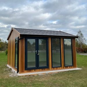 Bards 14' x 10' Portia Bespoke Insulated Garden Room - Cedar