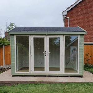 Bards 16' x 8' Portia Bespoke Insulated Garden Room - Painted