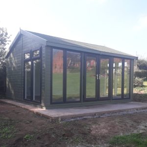 Bards 20' x 10' Portia Bespoke Insulated Garden Room - Painted