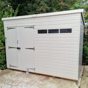 Bards 10' x 8' Custom Pent Security Shed - Tanalised or Pre Painted