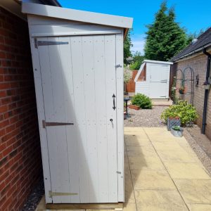 Bards 12' x 3' Storage Solution Shed With Doors On Both End - Pre Painted