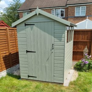 Bards 8' x 6' Supreme Custom Apex Shed - Tanalised or Pre Painted