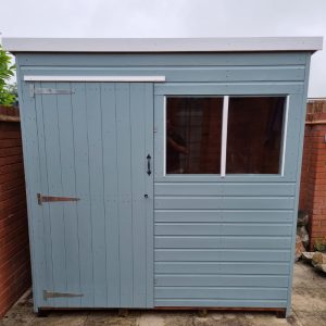 Bards 10' x 8' Supreme Custom Pent Shed - Tanalised or Pre Painted