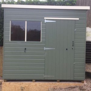 Bards 12' x 8' Supreme Custom Pent Shed - Tanalised or Pre Painted