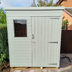 Bards 6' x 6' Supreme Custom Pent Shed - Tanalised or Pre Painted