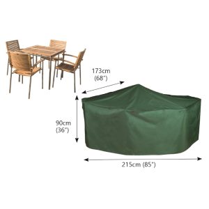 Classic Protector 6000 Rectangular Patio Set Cover - 4 Seat - Green