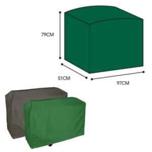 Classic Protector 2000 Trolley Barbecue Cover - Green / Black