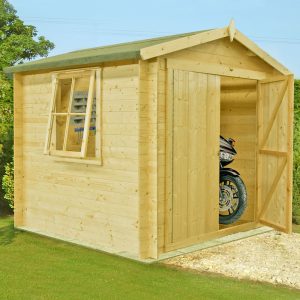 Shire Bradley 2.7m x 2.7m Log Cabin Shed (19mm)