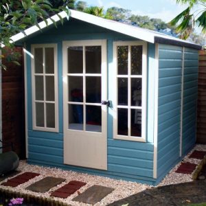 7'1x7'11 Shire Chatsworth Traditional Wooden Summer House