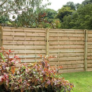 Forest 6' x 6' Europa Plain Pressure Treated Decorative Fence Panel (1.8m x 1.8m)