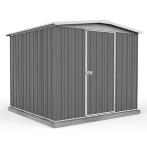 Adley 7' x 7' Grey Titanium Apex Metal Shed