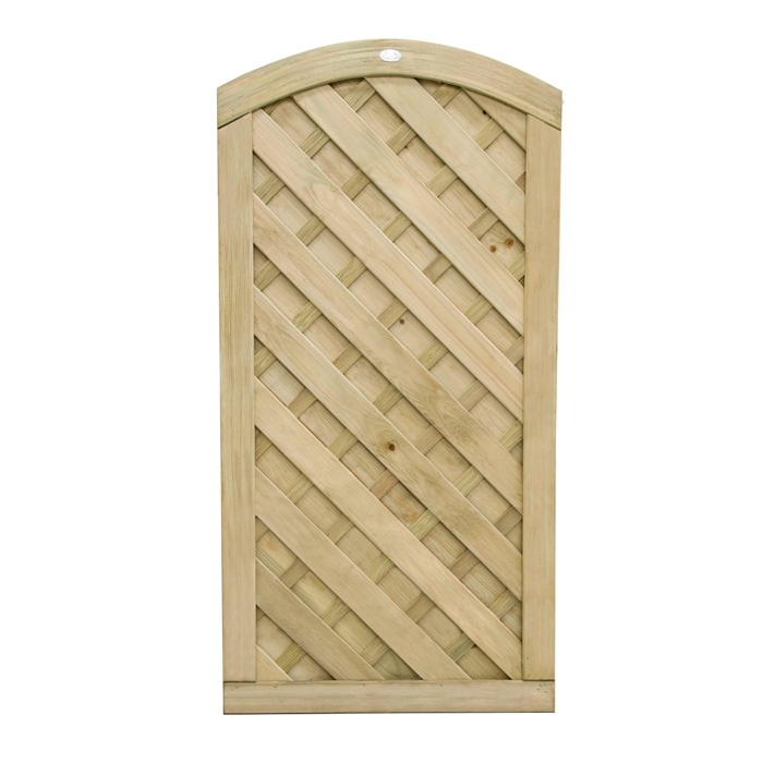 Hartwood 6' x 3' Weave Curved Gate