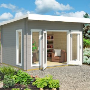 Greenway 4m x 3.1m Carrick Log Cabin - 44mm