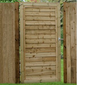 Forest 3' x 6' Pressure Treated Wooden Lap Side Garden Gate (0.92m x 1.83m)