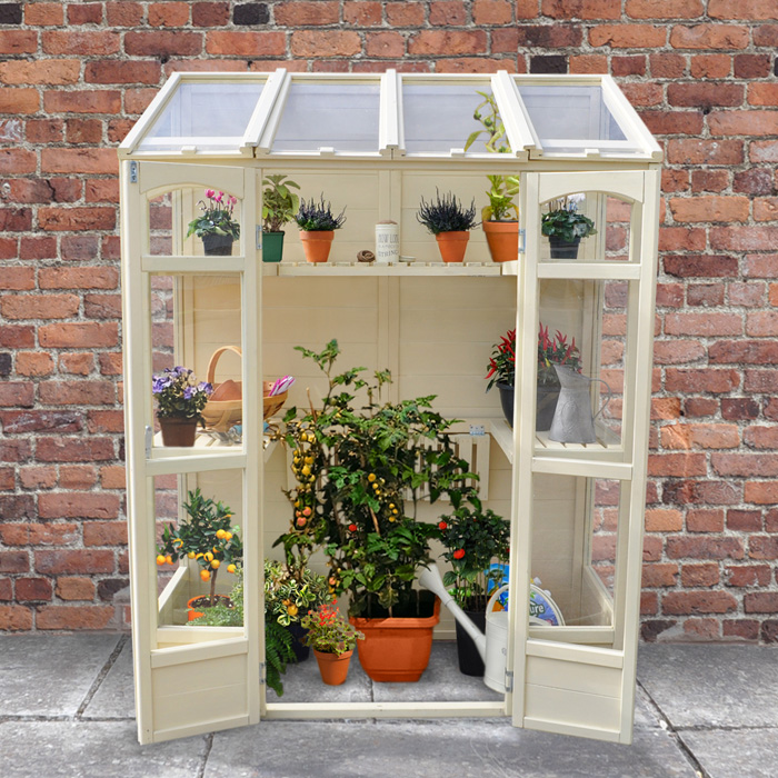 Hartwood 5' x 2' Victorian Tall Wall Greenhouse