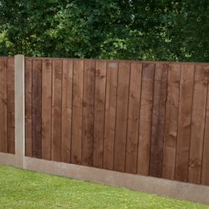 Hartwood 6' x 3' Pressure Treated Closeboard Fence Panel - Brown