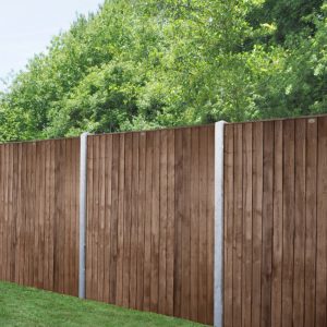 Hartwood 6' x 5' Pressure Treated Closeboard Fence Panel - Brown