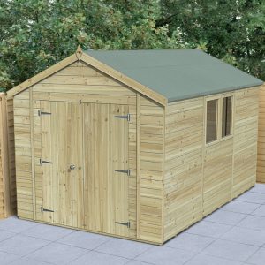 Hartwood 8' x 12' Double Door Premium Tongue & Groove Apex Shed