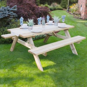 Hartwood Large Rectangular Picnic Table