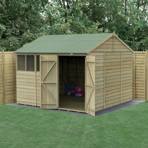 Hartwood Life Time 10' x 10' Double Door Overlap Pressure Treated Reverse Apex Shed