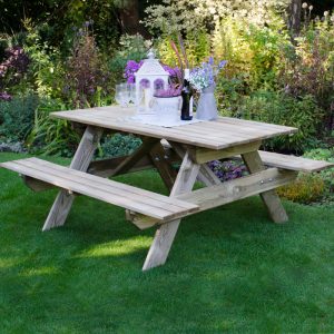 Hartwood Small Rectangular Picnic Table