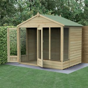 Hartwood 8' x 6' Worcester Pressure Treated Shiplap Apex Summer House